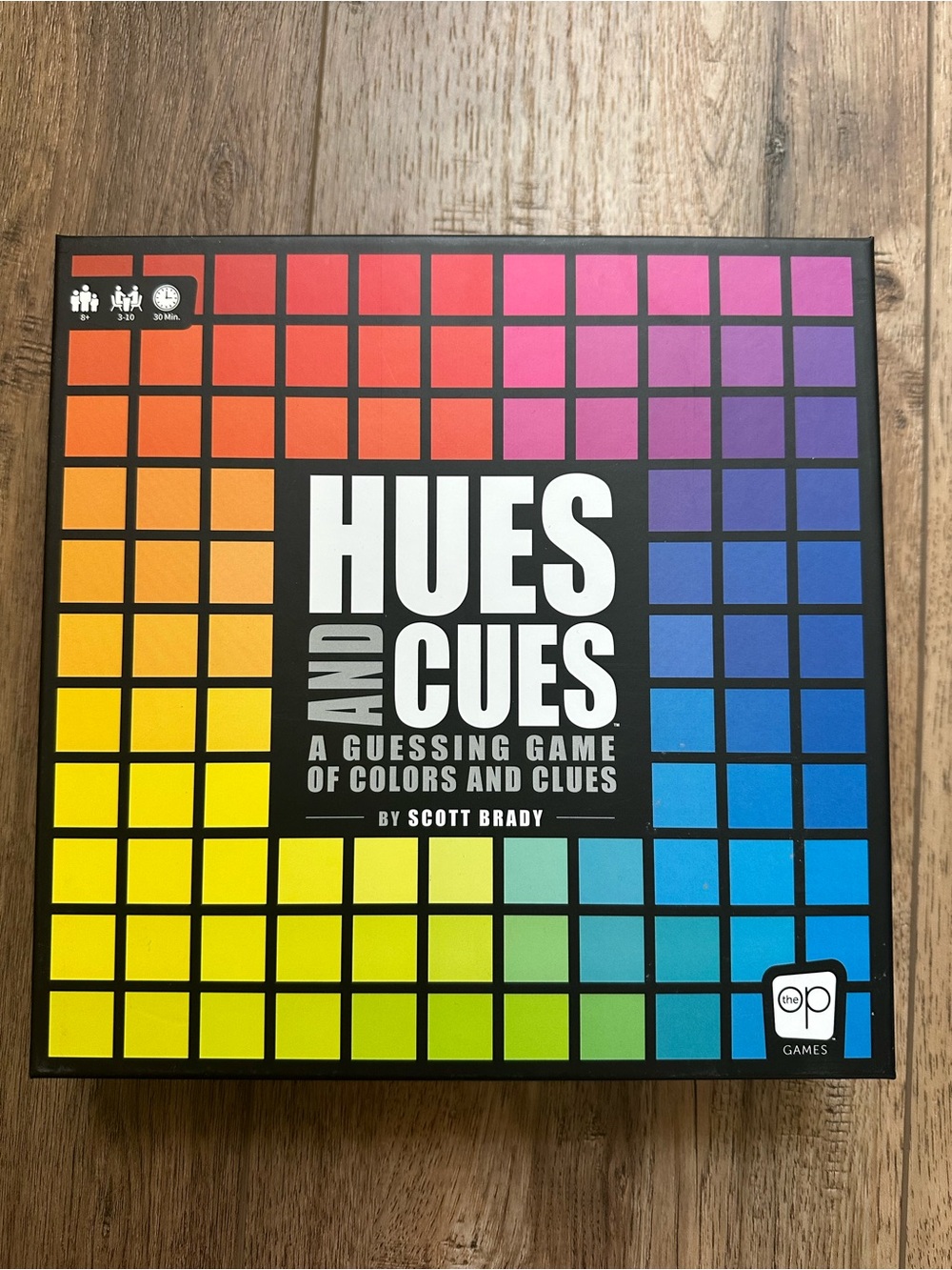 Hues and Clues Board Game, Family Fun, Party Night, 8+, 3-10 players, ALL PIECES
